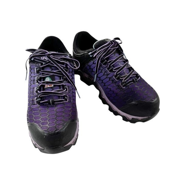 Timberland PRO Women's Powertrain Sport Alloy Steel Toe Work Sneaker Purple Size - Picture 2 of 15